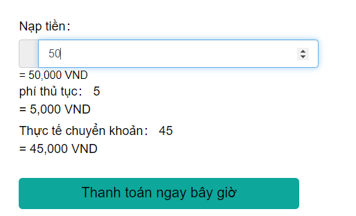 Mức chênh lệch khi nạp bằng thẻ cào điện thoại