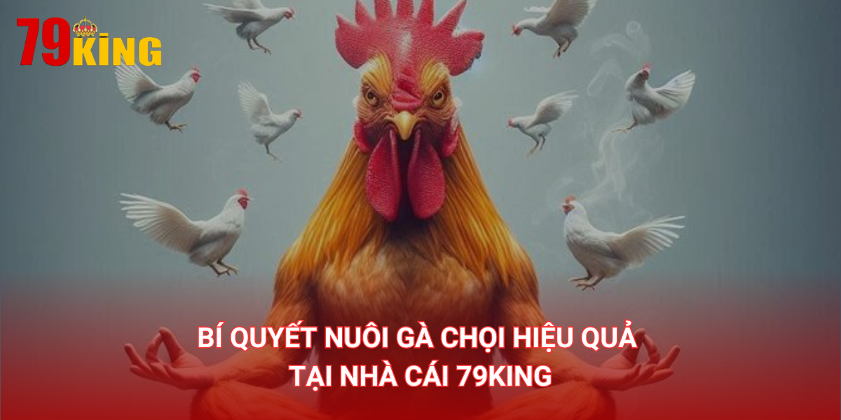 Chia sẻ những bí quyết nuôi gà chọi hiệu quả tăng cao khả năng chiến đấu tại 79King