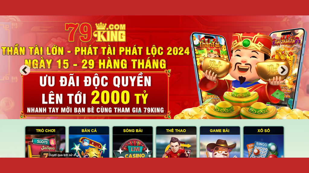 Xổ số miền Bắc tại 79King cung cấp cho người chơi đa dạng hình thức cá cược